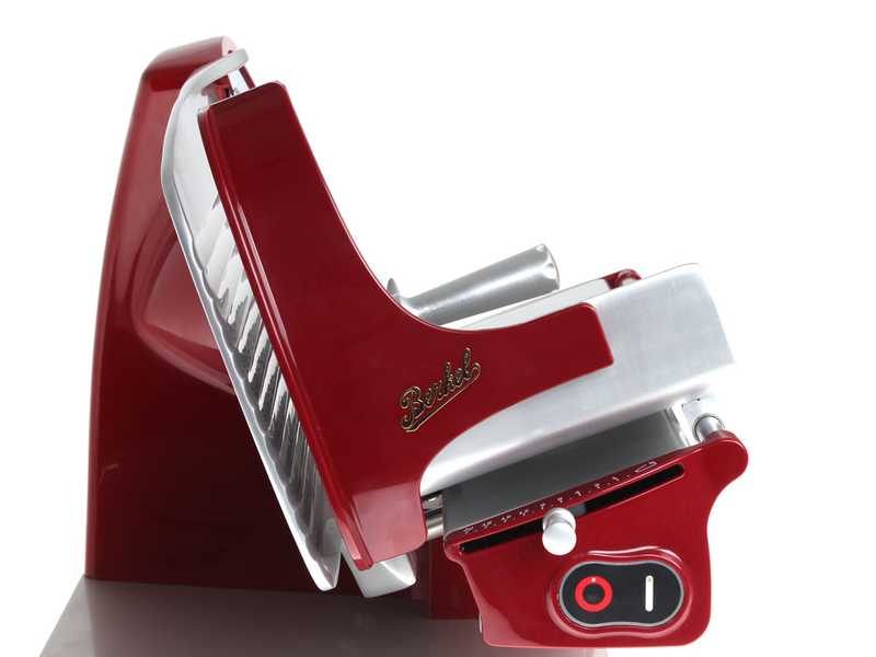 BERKEL Home Line HL250 ROT - Aufschnittmaschine mit Klinge aus verchromtem Stahl 250 mm