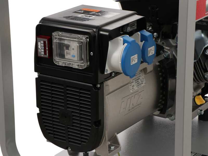 MOSA GE 7000 KBM AVR - Benzin-Stromerzeuger mit AVR-Regelung 6.5 kW - Dauerleistung 5.4 kW - 230V - Motor Kohler CP CH440