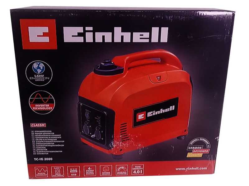 Einhell TC-IG 2000 Inverter Stromerzeuger 2 Kw - Dauerleistung 1,8 Kw 230 V