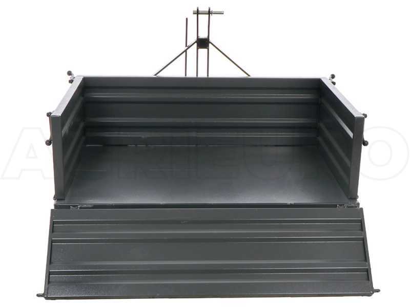 Heckcontainer f&uuml;r Traktoren Blackstone B-TB 160 - kippbar - 3 Bordw&auml;nde