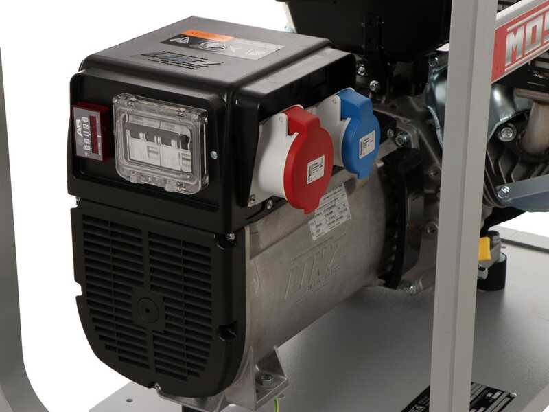 MOSA GE 8000 KBT - Benzin-Stromerzeuger 6.4 kW - Dauerleistung 5.6 kW - 400V