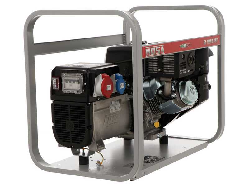 MOSA GE 8000 KBT - Benzin-Stromerzeuger 6.4 kW - Dauerleistung 5.6 kW - 400V