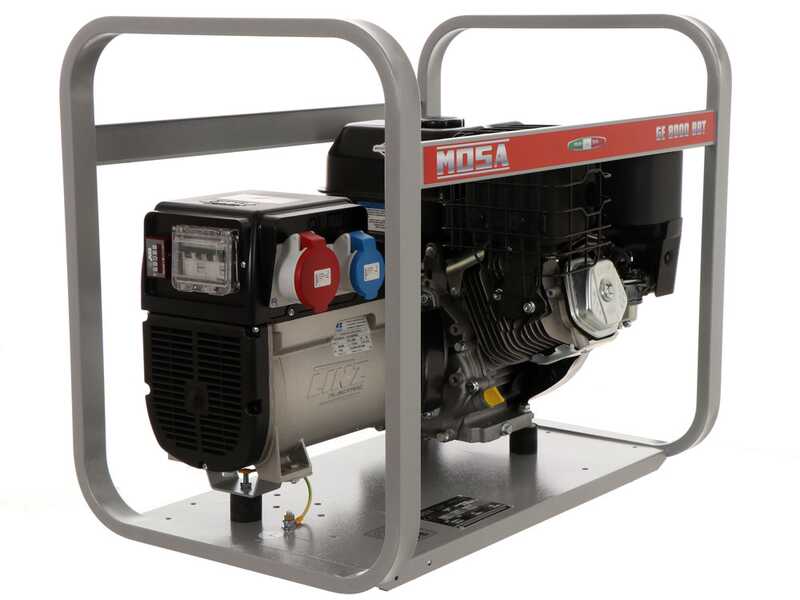 MOSA GE 8000 BBT - Benzin Stromerzeuger 6.4 kW - Dauerleistung 5.6 kW - 400V - Motor B&amp;S XR2100