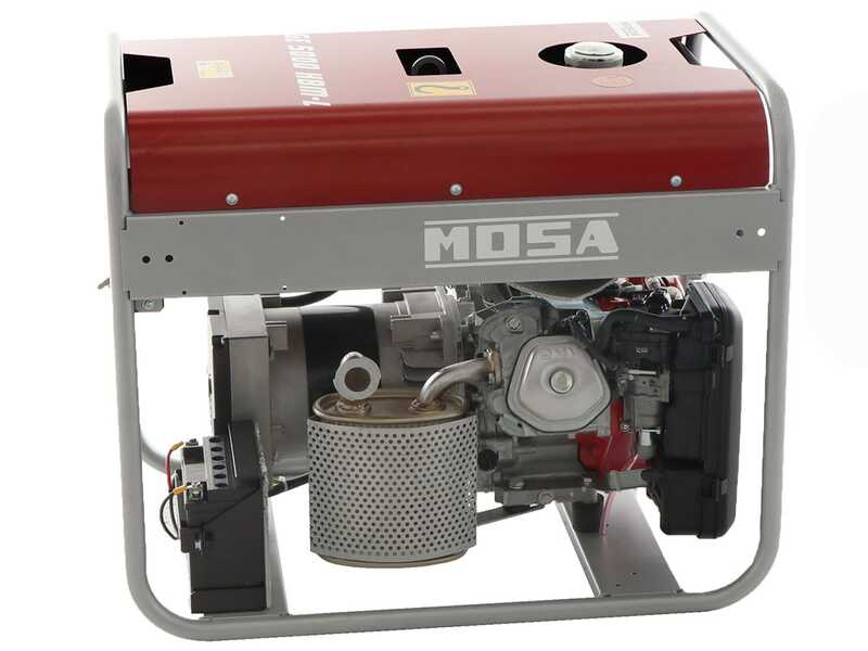 MOSA GE 5000 HBM-L AVR EAS - Benzin-Stromerzeuger 4.4 kW - 230V - Generator Made in Italy - Motor Honda iGX270