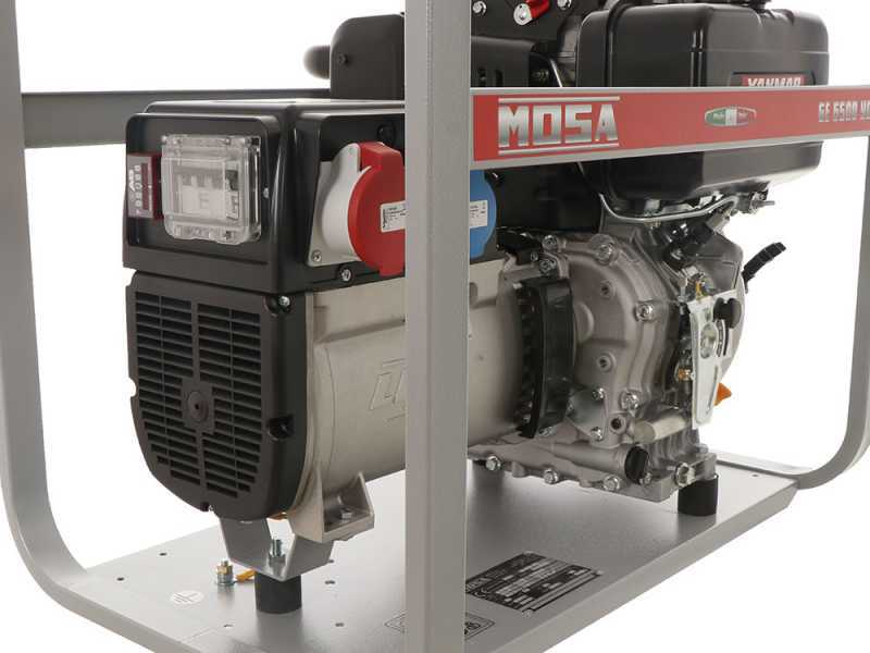 MOSA GE 6500 YDT - Diesel-Stromerzeuger 5.2 kW  - Dauerleistung 4.6 kW - 400V