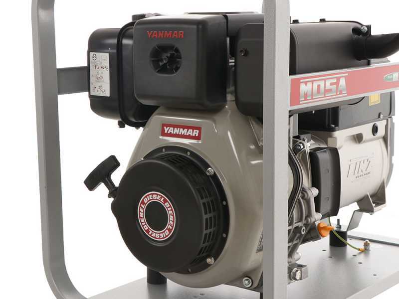 MOSA GE 6500 YDT - Diesel-Stromerzeuger 5.2 kW  - Dauerleistung 4.6 kW - 400V