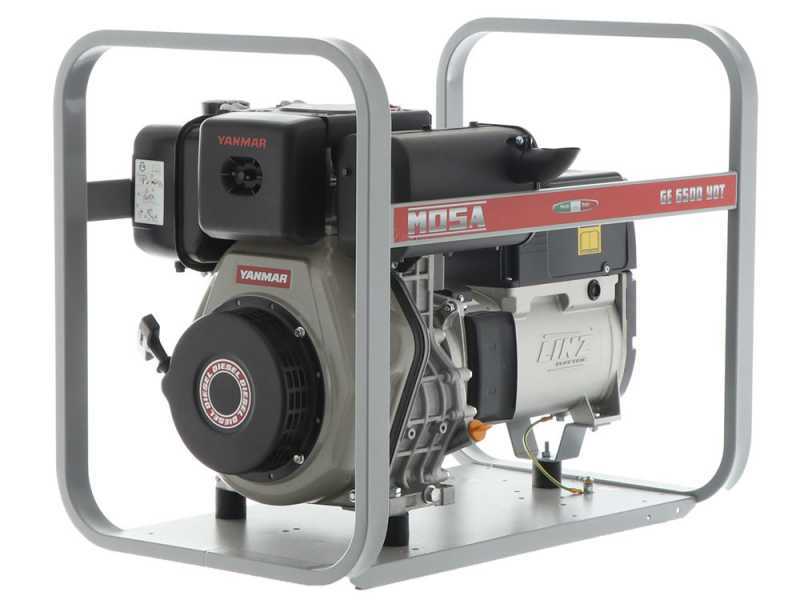 MOSA GE 6500 YDT - Diesel-Stromerzeuger 5.2 kW  - Dauerleistung 4.6 kW - 400V