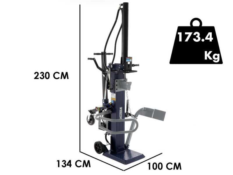 BullMach BM-LS-E 11V - Elektrischer Stehender Holzspalter - 11 Tonnen