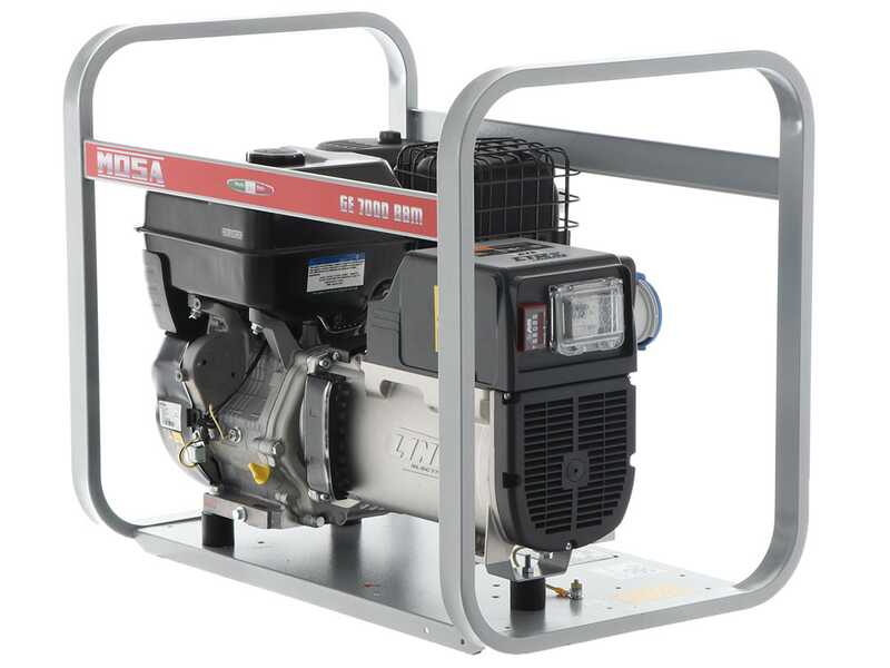 MOSA GE 7000 BBM AVR - Benzin-Stromerzeuger mit AVR-Regelung - 6 kW - Dauerleistung 5 kW - 230V