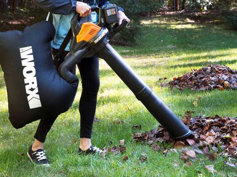 3-in-1- Akku-Laubbl&auml;ser und -sauger WORX WG583E.9 - 20V - AKKUS UND LADEGER&Auml;T NICHT ENTHALTEN