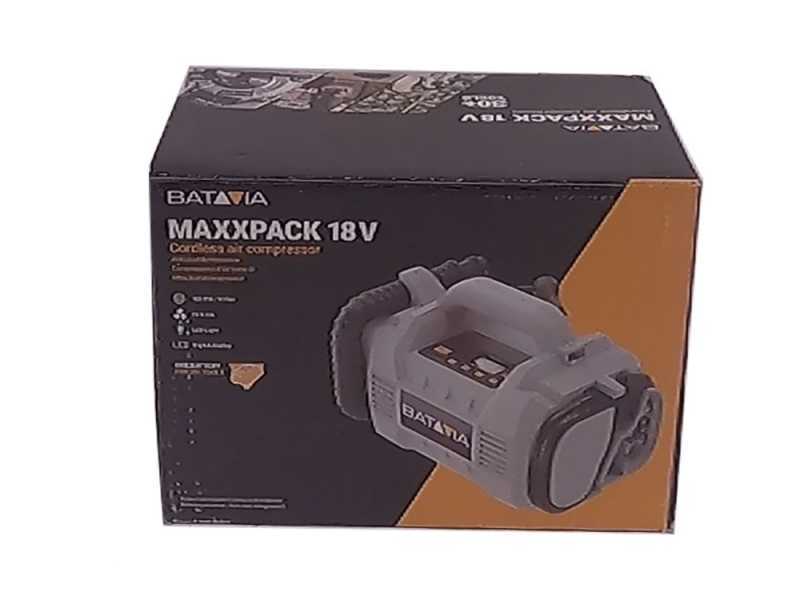 Tragbarer Luftkompressor Batavia - mit Akku 18V/2.0 Ah und Ladeger&auml;t