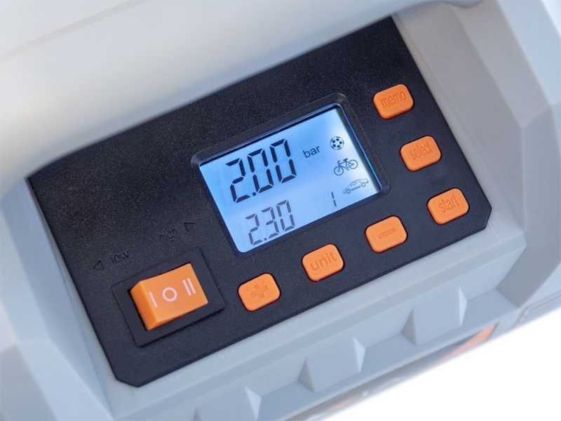Tragbarer Luftkompressor Batavia - mit Akku 18V/2.0 Ah und Ladeger&auml;t