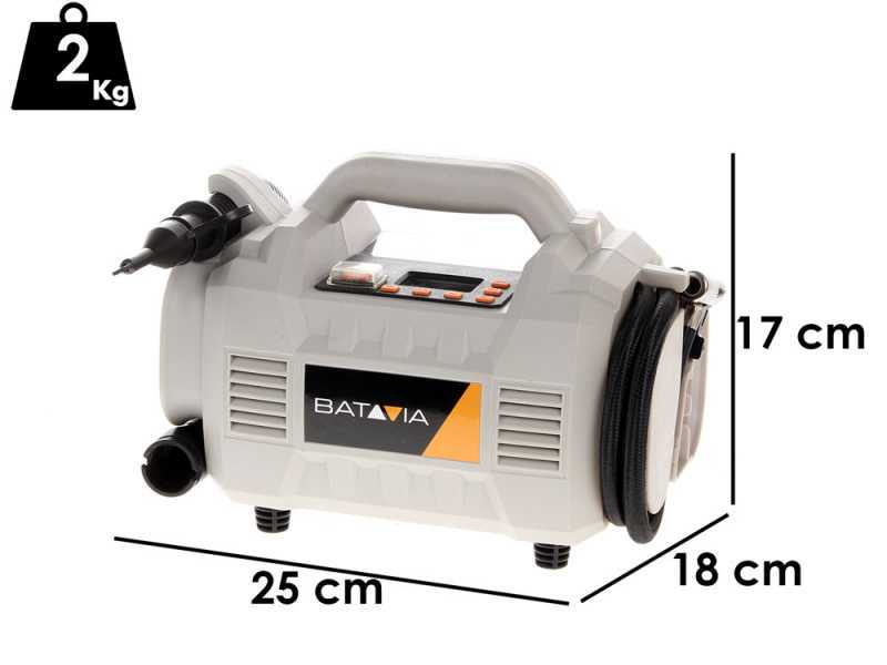 Tragbarer Luftkompressor Batavia - mit Akku 18V/2.0 Ah und Ladeger&auml;t