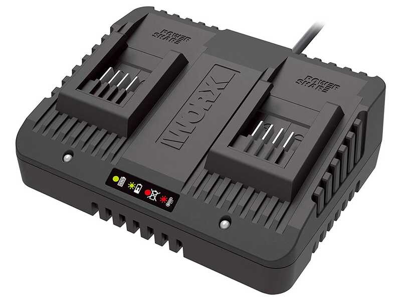 Akku-Rasenm&auml;her mit Radantrieb WORX NITRO WG749E - 2x20V/4Ah - 46 cm Schnittbreite