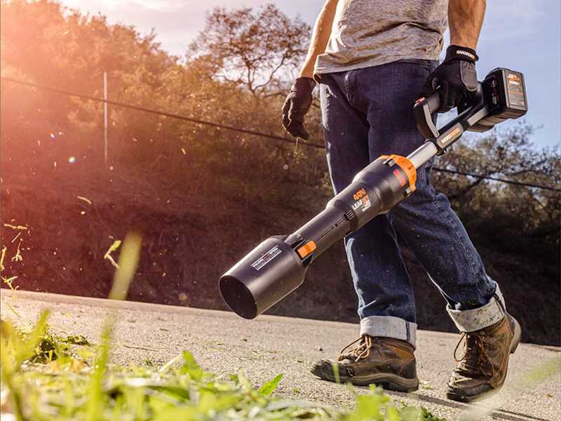 WORX NITRO WG585E - Akku-Laubbl&auml;ser - 2x20V/4Ah