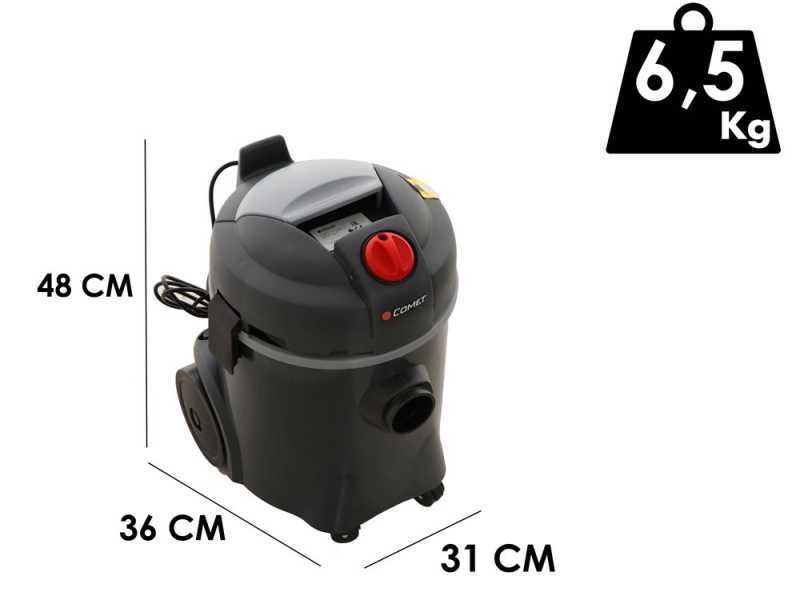 Staubsauger Comet 120 P Eco - 20 l - Nass- und Trockensauger - Profi-Serie