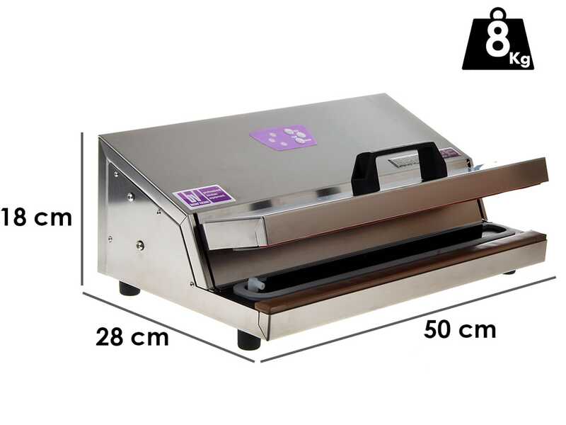 Besser Vacuum Fresh 43 - Vakuumierger&auml;t aus Edelstahl - Schwei&szlig;leiste 43 cm 