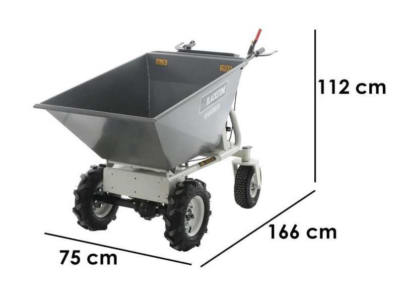 BlackStone BS-CAR 500 E-D - Akku-Schubkarre - Batterie 48V/25Ah
