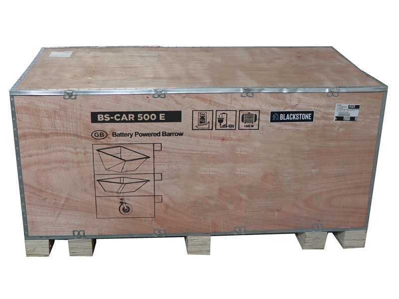 BlackStone BS-CAR 500 E-F - Akku-Schubkarre - Akku 48V/25Ah