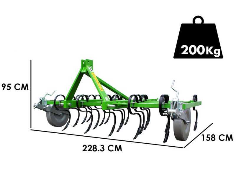 Grubber Bomet Carina S-TINES - 21 Zinken - Arbeitsbreite 210 cm