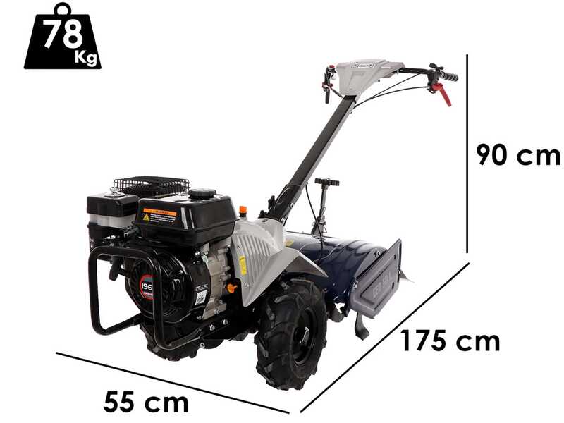 BullMach GEO 50 L &ndash; Benzin-Einachsschlepper &ndash; Loncin C200F &ndash; 6,5 PS