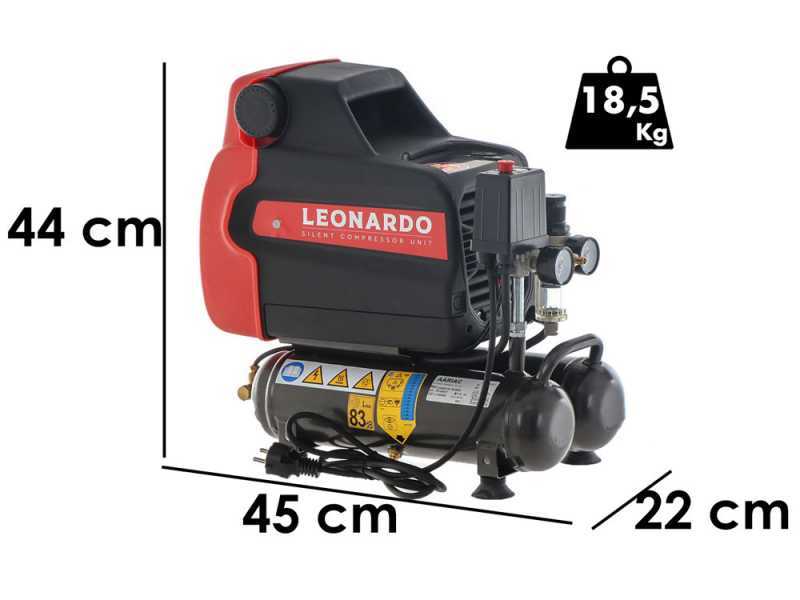FIAC Leonardo - tragbarer elektrischer coaxialer Kompressor - Motor 1 PS