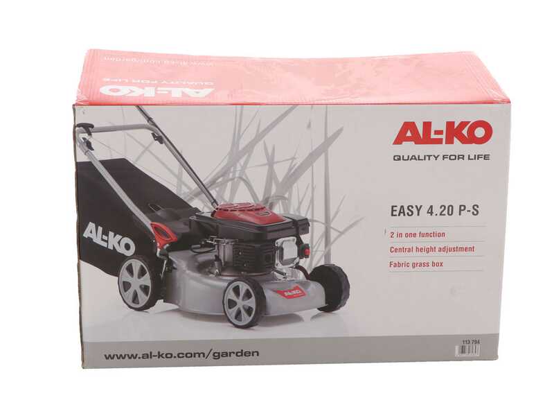 Rasenm&auml;her zum Schieben Al-Ko Easy 4.20 P-s - 2 in 1 - Benzinmotor 140 cm&sup3;