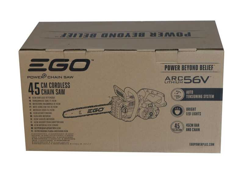EGO CS1800E - Akku-Kettens&auml;ge 56V - Schwert 45 cm - OHNE AKKU ODER LADEGER&Auml;T