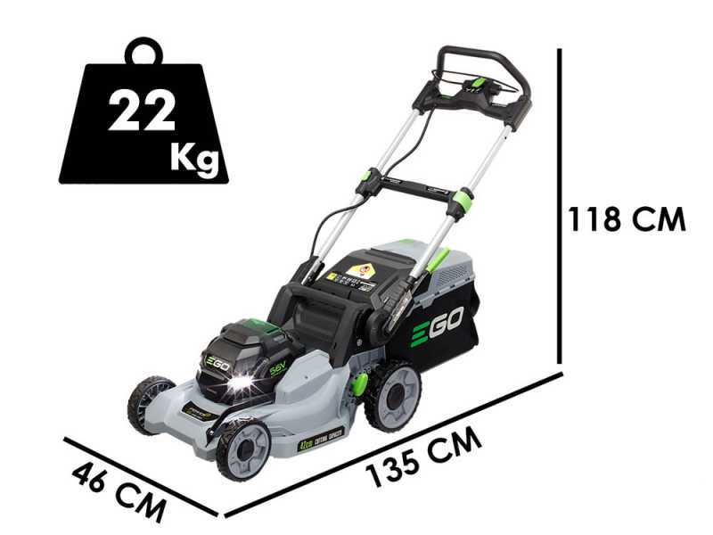 EGO Akku-Rasenm&auml;her EGO LM1701E - 56V 2.5Ah - Schnittbreite &Oslash; 42 cm