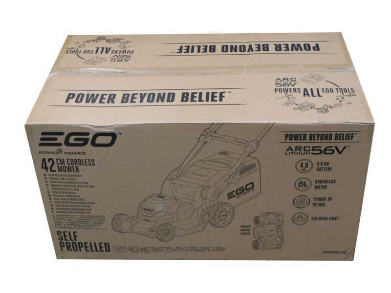 EGO Akku-Rasenm&auml;her EGO LM1701E-SP - 56V 4Ah - Schnitt &Oslash; 42 cm