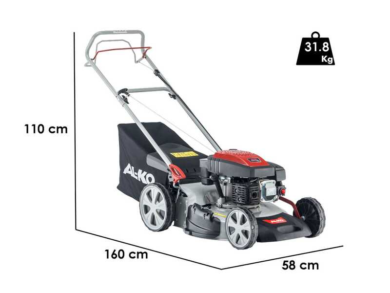 Rasenm&auml;her mit Radantrieb Al-Ko Easy 5.10 SP-S - 4 in 1 - 160ccm Benzinmotor