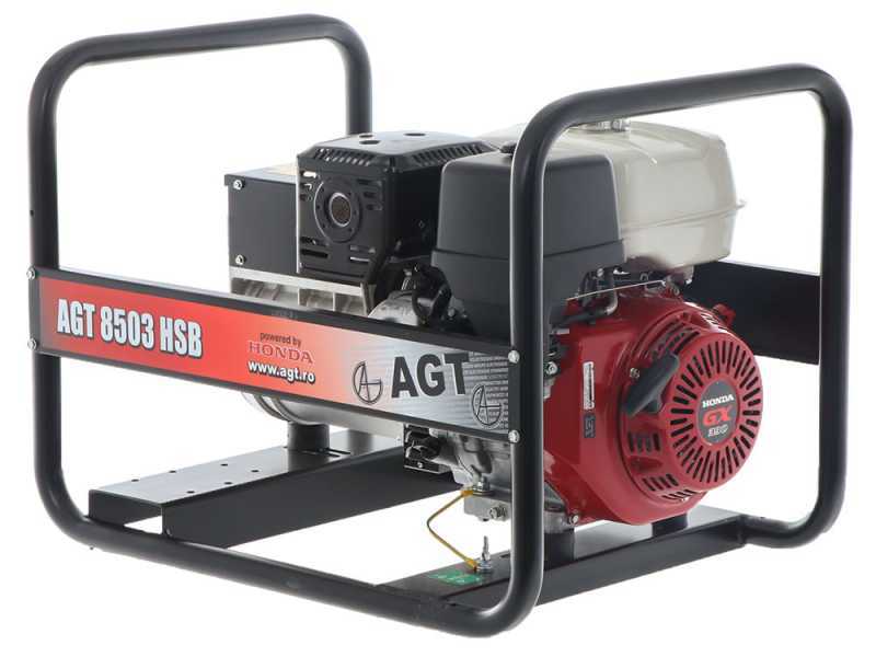 AGT 8503 HSB - Benzin-Stromerzeuger 6.4 kW - Dauerleistung 6 kW dreiphasig