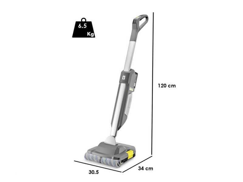 Akku-Scheuersaugmaschine K&Auml;RCHER BR 30/1 C Bp - 3 in 1: reinigt, trocknet, saugt - OHNE AKKU UND LADEGER&Auml;T