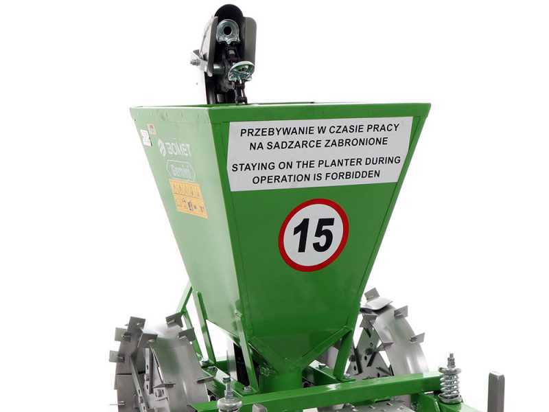 Bomet Gemini - Kartoffellegemaschine einreihig - Verstellbare Metallr&auml;der