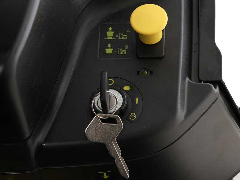 Rasentraktor Alpina AT4 98 HA -  mit Hydrostatgetriebe und Fangkorb 240 L