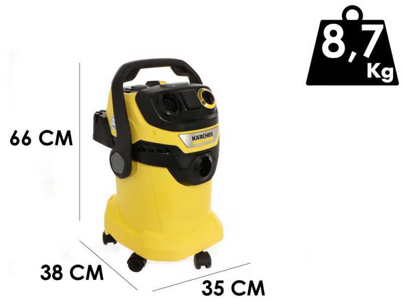 K&auml;rcher  WD 5 P V-25/6/22 - Nass-/Trockensauger - Blasfunktion - 25 l Beh&auml;lter - 1100 W