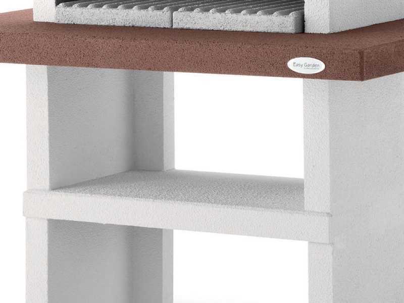 Palazzetti Oslo 2 - Grillkamin aus Beton - Grillrost 68x40 cm