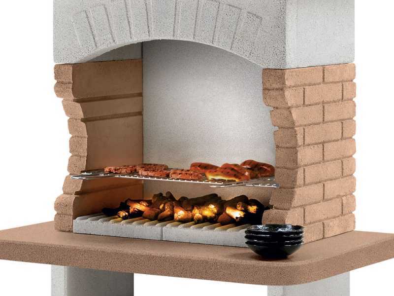 Palazzetti Gran Canaria - Grillkamin aus Beton - Grillrost 68x40 cm