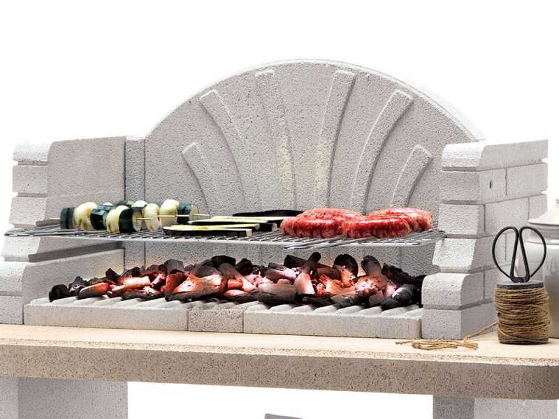 Palazzetti St. Tropez - Grillkamin aus Beton - Grillfl&auml;che 76x40 cm