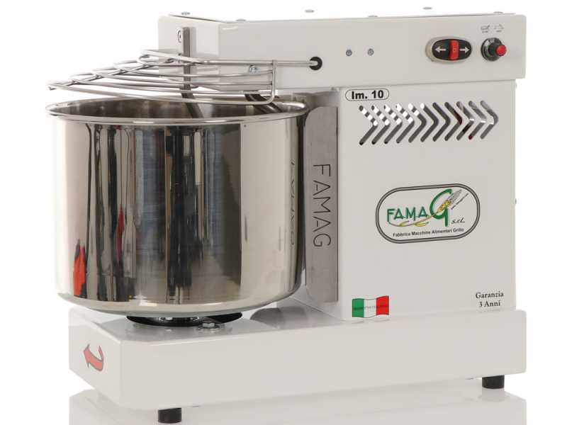 Famag Grilletta IM 10-10V-HH - Spiralkneter -  10 kg/13 l - 10 Geschwindigkeiten - hohe Hydratation