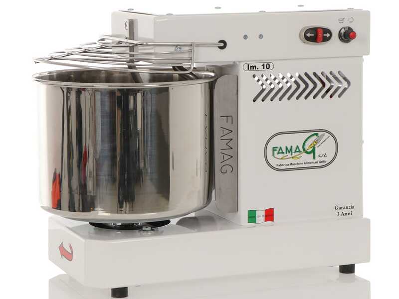 Famag Grilletta IM 10/230 10 Geschwindkeiten HH  - Spiralkneter -  10 kg/13 l - hohe Hydratation