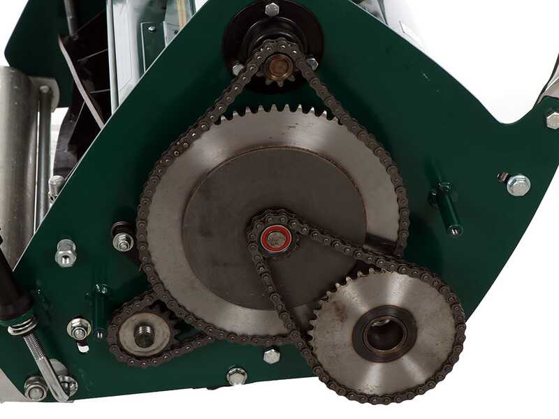 Spindelm&auml;her Marina Systems 660H - Honda GX200 - Metallwalze - mit 6 Messern