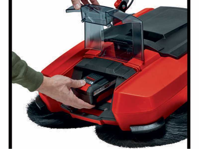 Einhell TE-SW 18/610 Li S - Akku-Kehrmaschine mit Fangkorb - AKKU UND LADEGER&Auml;T NICHT ENTHALTEN