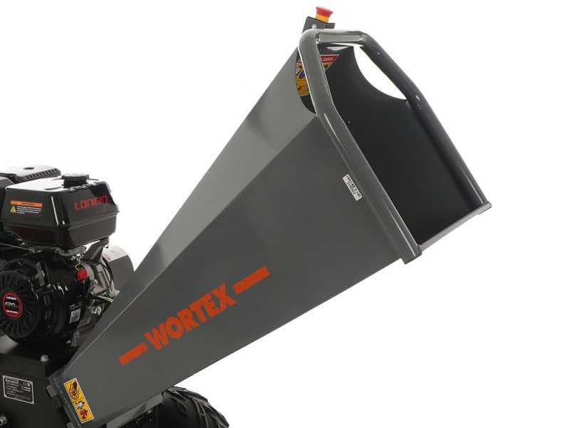 Wortex Drake D420/120L - H&auml;cksler mit Verbrennungsmotor - Loncin G420F Motor 15 PS