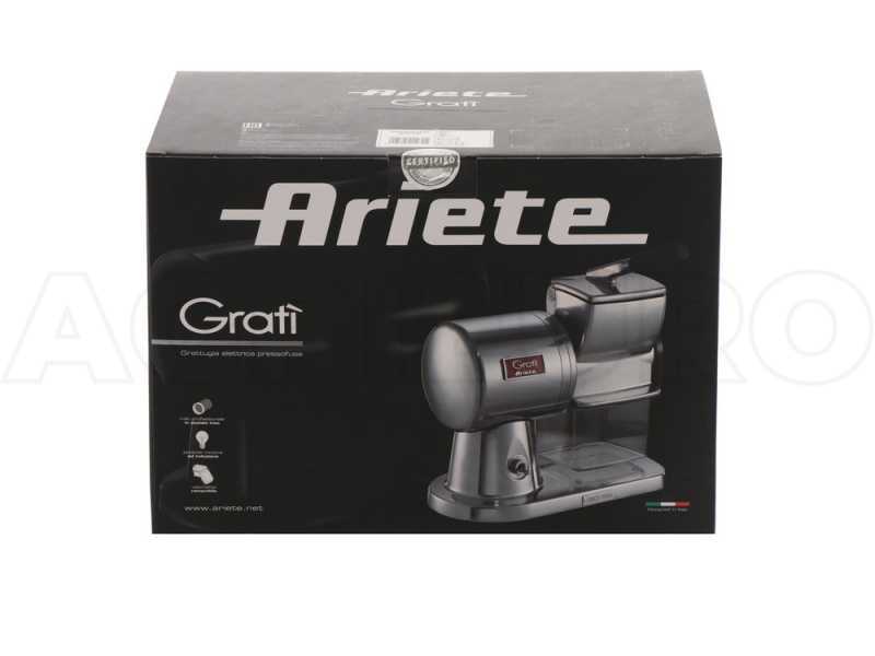 Ariete Grat&igrave; Superior - Elektrische K&uuml;chenreibe 350 Watt - Profireibe mit Frischhaltedose