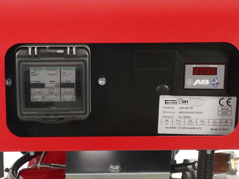TecnoGen H8000ELX - Benzin-Stromerzeuger 5.8 kW - Elektro-Starter - Dauerleistung 5.2 kW - 230V