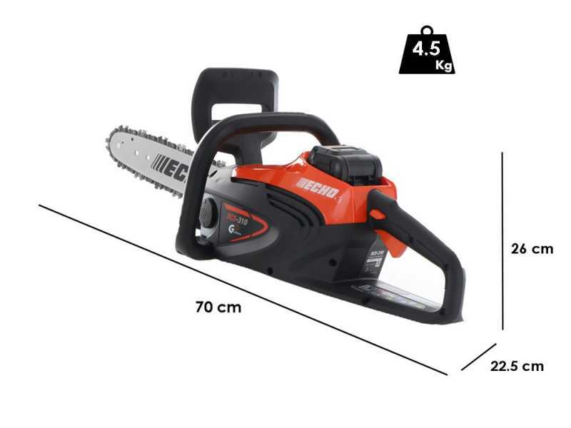 Akku-Motors&auml;ge Echo DCS-310 - Kit mit Akku 40V 4Ah