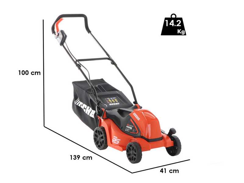 Akku-Schiebe-Rasenm&auml;her ECHO DLM-310/35P - 40V - SOLO - OHNE AKKU UND LADEGER&Auml;T