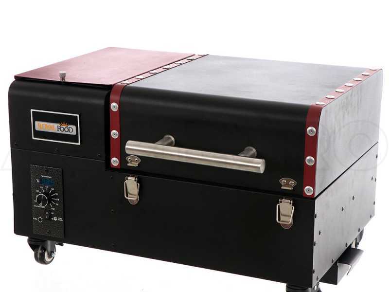 Pelletgrill Royal Food PELLETTO 140 W - Grillroste aus rostfreiem Stahl - Grillrost 35x38 cm