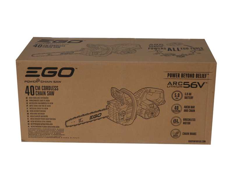 EGO CS1610E - Akku-Kettens&auml;ge 56V 5Ah - 40 cm Schwert